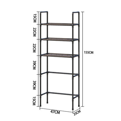 Over the Toilet Multi Tier Storage Rack to Maximize Bathroom Space Without Drilling