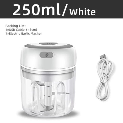 USB Electric Garlic and Vegetable Chopper for Effortless Meal Prep