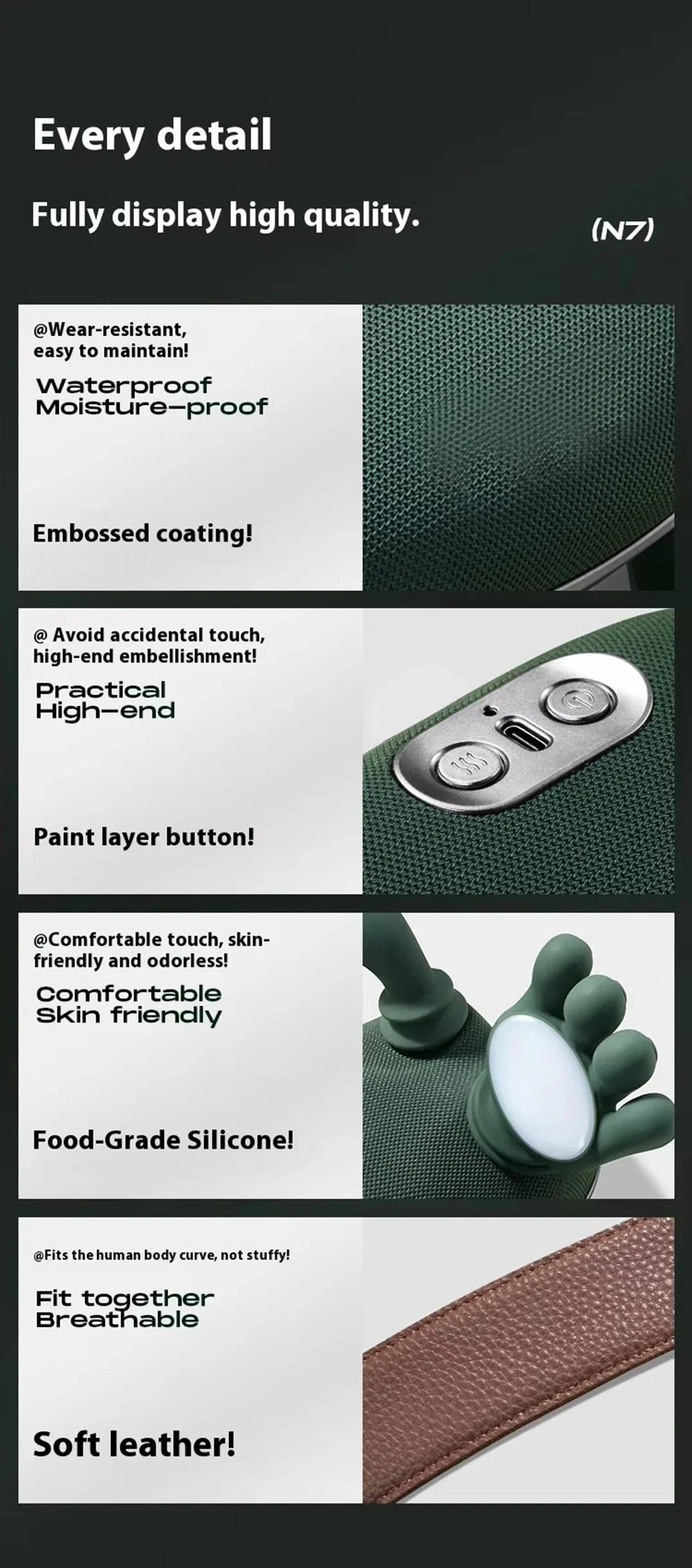 Automatic Shoulder and Neck Massager for Deep Finger Press Relief