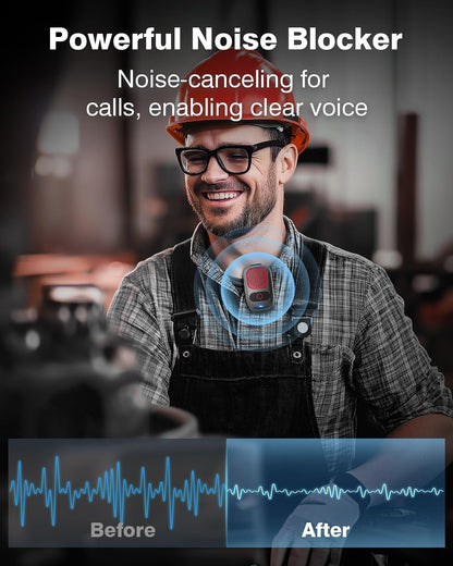 Wearable Bluetooth 5.4 Speaker with up to 30 Hours Battery Life, Clip-On Speaker, IPX6 Wateproof, Built-In Noise Cancelling Mic for Crystal Clear Calls Premium Audio