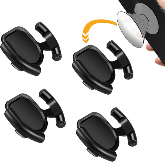 Car Mount for Cellphone Phone Holder Stand with Collapsible Grip/Mount with Sticky Adhesive Used on Dashboard Home Desk Wall