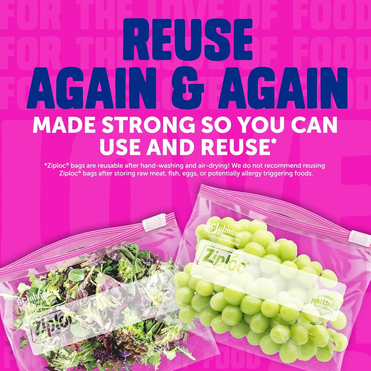 Ziploc Gallon Food Storage Slider Bags, Power Shield Technology for More Durability, 104 Bags Total