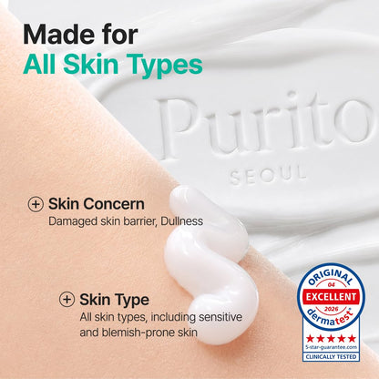 Panthenol 10% Barrier Cream | Face Moisturizer for Skin Barrier Repair | All Skin Types, Sensitive and Blemish-Prone Skin | Non-Comedogenic, Vegan | Korean Skincare, 100Ml, 3.38 Fl.Oz