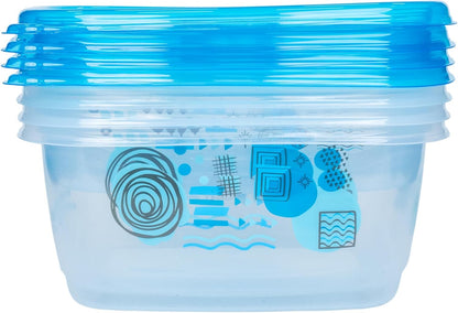 ware Matchware Food Storage Containers with Lids, BPA Free Reusable Plastic 20 Piece Variety Pack for Lunches, Meal Prep, and Leftovers, Leak Resistant, Microwave and Dishwasher Safe