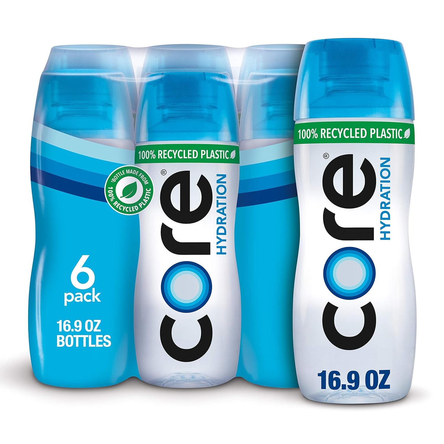 Hydration Nutrient Enhanced Water, 16.9 Fluid Ounce (.5 Liter) Water Bottles, 6 Pack