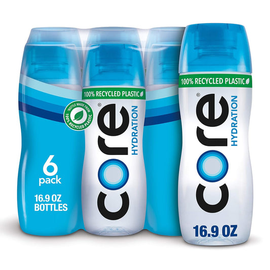 Hydration Nutrient Enhanced Water, 16.9 Fluid Ounce (.5 Liter) Water Bottles, 6 Pack
