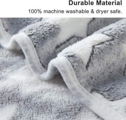 1 Pack 3 Blankets Super Soft Fluffy Premium Fleece Pet Blanket Flannel Paw Printed Throw for Dog Puppy Cat (Small 23X16'', Brown, Pink, White)