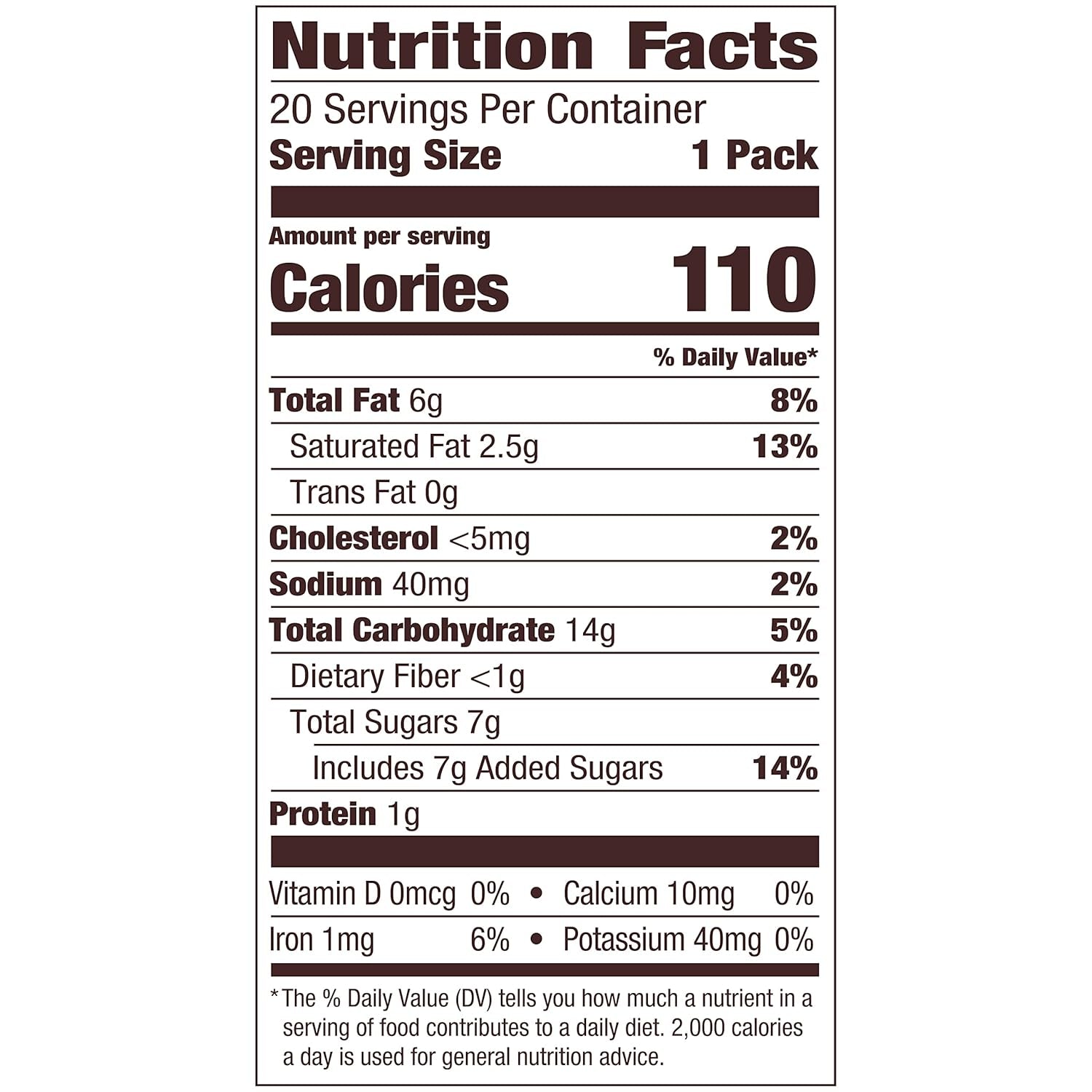 Milano Cookies, Dark Chocolate, 20 Packs, 2 Cookies per Pack