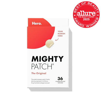 Original from Hero Cosmetics - Hydrocolloid Acne Pimple Patch for Zits and Blemishes, Spot Treatment Stickers for Face and Skin, Vegan and Cruelty Free (36 Count)