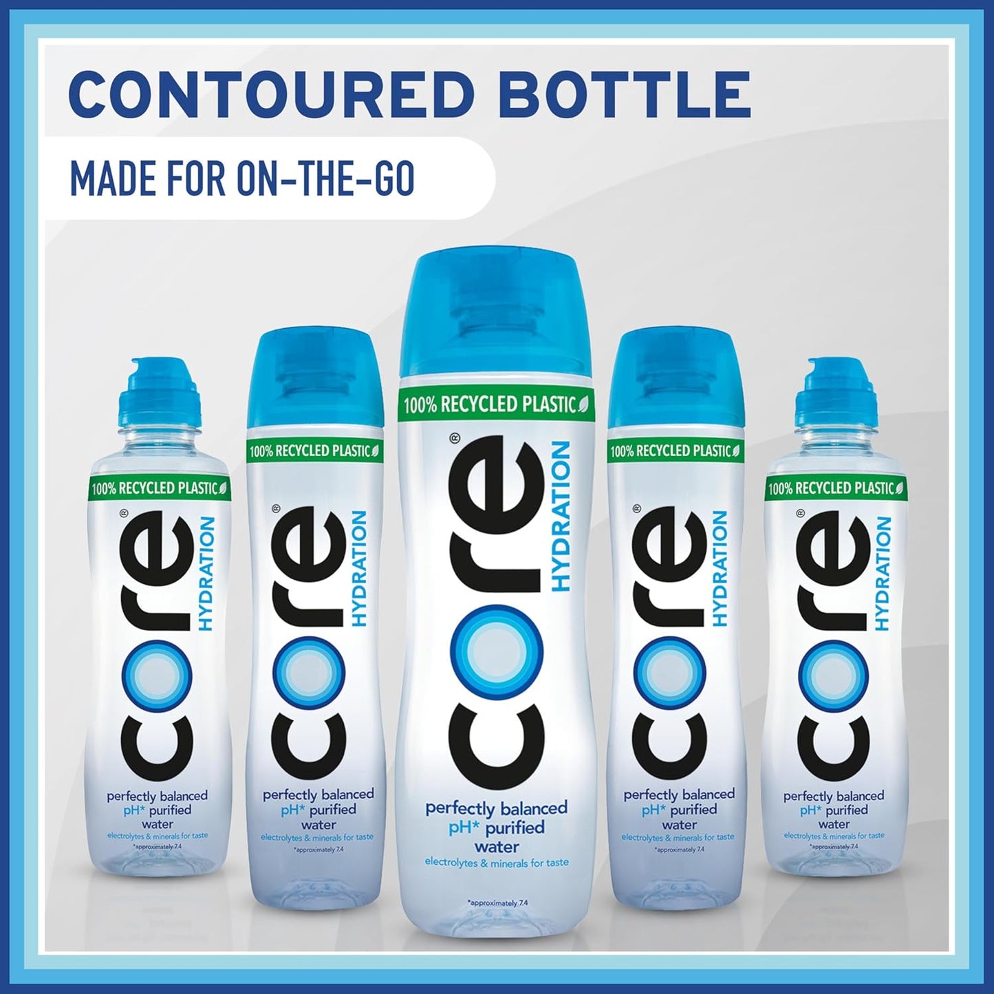Hydration Nutrient Enhanced Water, 16.9 Fluid Ounce (.5 Liter) Water Bottles, 6 Pack