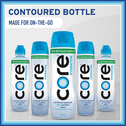 Hydration Nutrient Enhanced Water, 16.9 Fluid Ounce (.5 Liter) Water Bottles, 6 Pack
