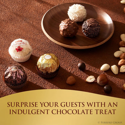 Ferrero Collection, Premium Assorted, Hazelnut, Dark Chocolate and Coconut, 48 Count Premium Treats, 6.1 Oz