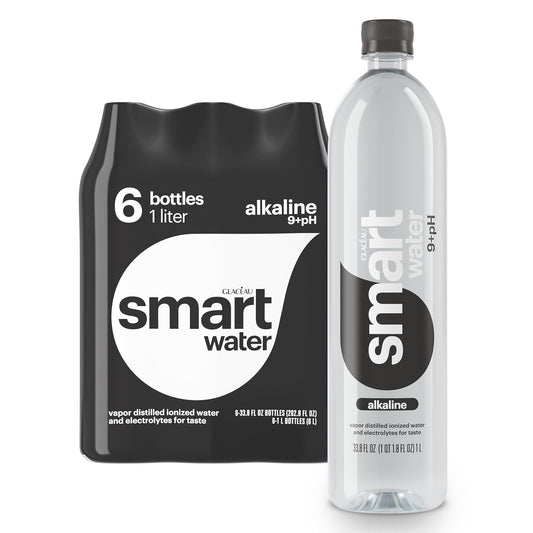 Smartwater Alkaline with Antioxidant 1L 6Pk