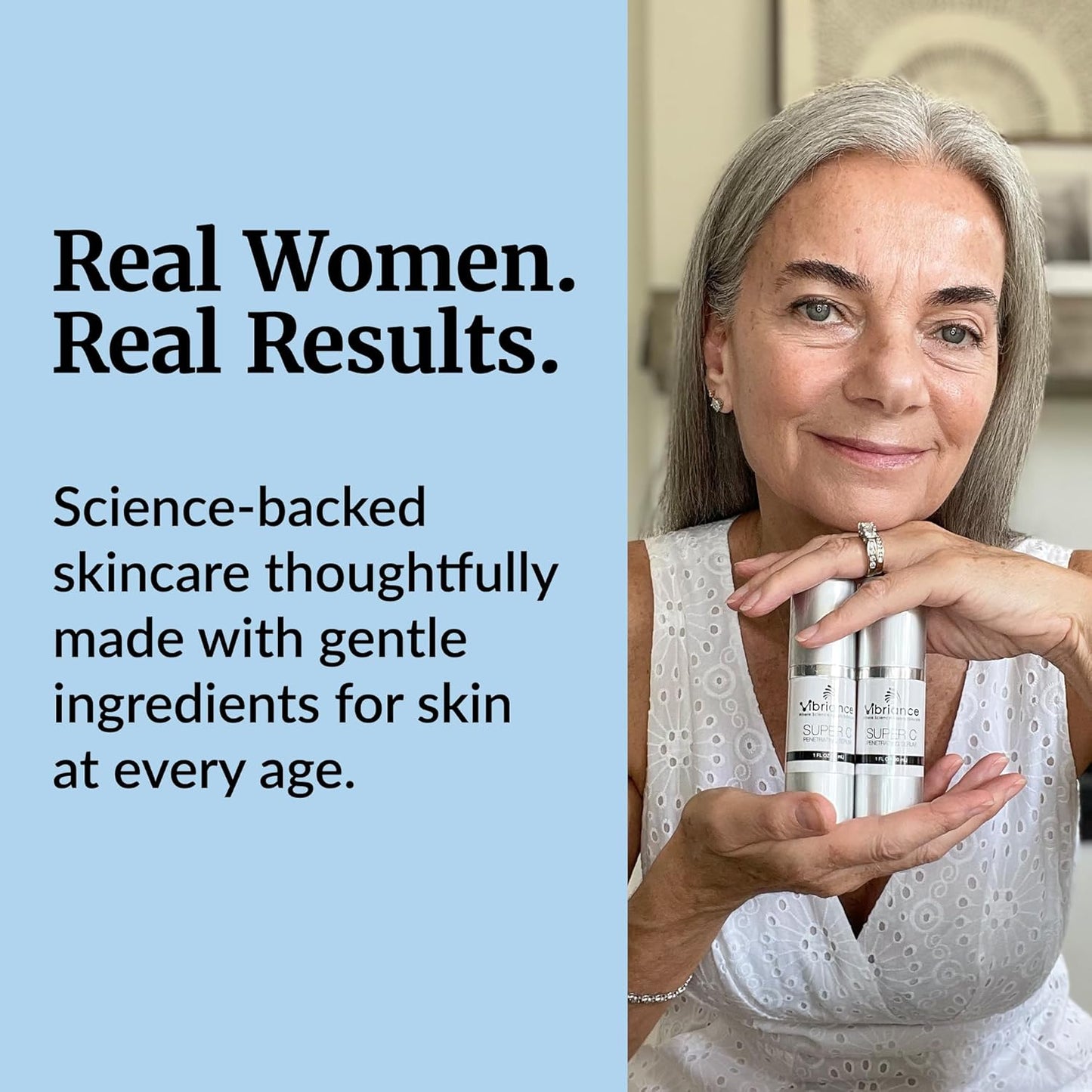 Super C Serum for Mature Skin - All-In-One Vitamin Formula Hydrates, Firms, Lifts, Smooths, Targets Age Spots, Wrinkles, 1 Fl Oz