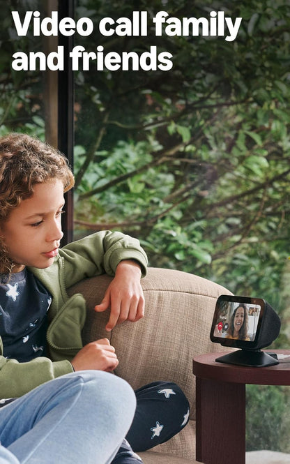 Echo Show 5 (Newest Model), Smart Display, Designed for Alexa+, 2X the Bass and Clearer Sound, Charcoal