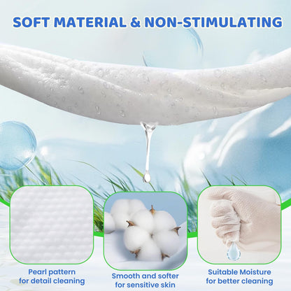 48 Pcs Pet Glove Wipes for Dogs and Cats, Cleaning & Deodorizing Bathing Grooming Wipes,Unscented Thick Nourish Fur Glove Wipes for Pet Dry Cleaning,Daily Care and Travel