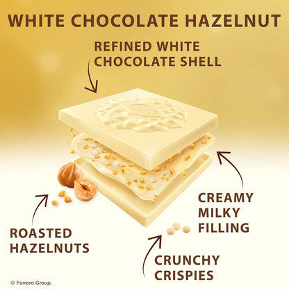 Premium Assorted Chocolate Squares, Individually Wrapped Chocolates, Great for Sharing or Gifting, 3.7 Oz