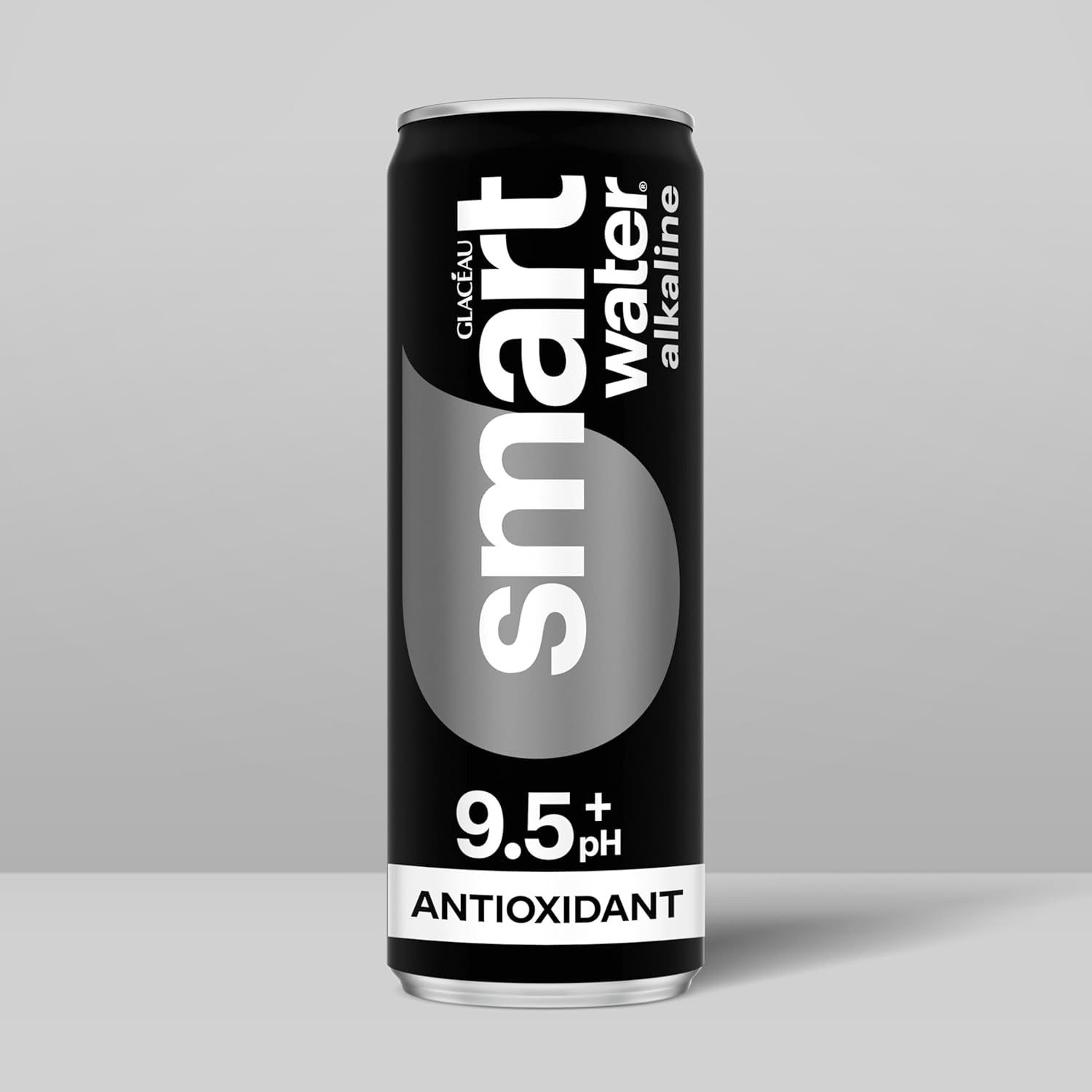 Smartwater Premium Canned Alkaline Water with Antioxidants, 12 Fl. Oz. Sleek Cans, 8-Pack