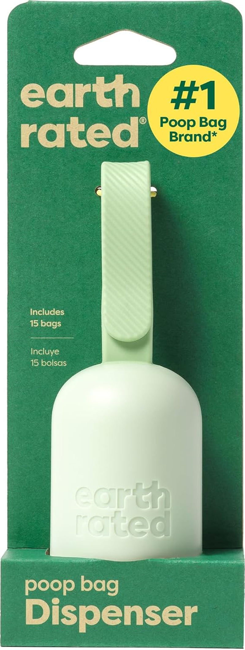 Dog Poop Bag Holder, Durable and Guaranteed Leakproof, Unscented, Dispenser with Starter Roll
