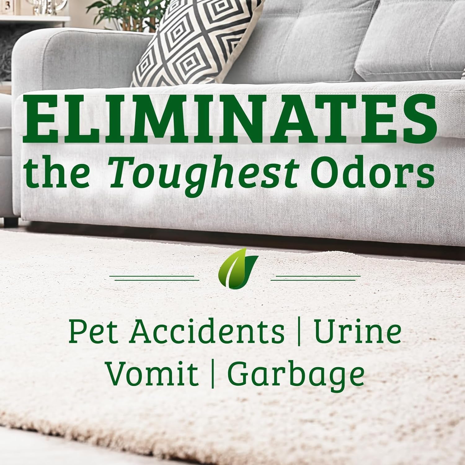 Bac-Out Enzyme Cleaner and Stain & Odor Remover for Pet Stains, Laundry, Diapers, Wine, Carpets, & More, Eco-Friendly, Non-Toxic, Lime Scent, 128 Ounces