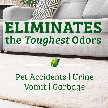 Bac-Out Enzyme Cleaner and Stain & Odor Remover for Pet Stains, Laundry, Diapers, Wine, Carpets, & More, Eco-Friendly, Non-Toxic, Lime Scent, 128 Ounces