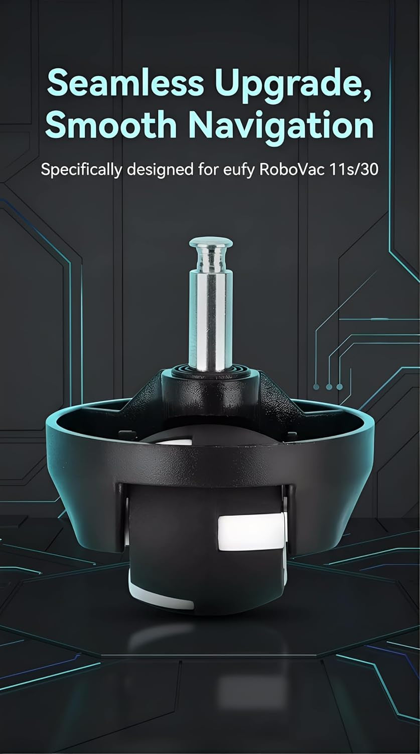 Robot Vacuum Universal Wheel, Vacuum Cleaner Roller Wheel Suitable for Eufy Robovac 11S/Robovac 30