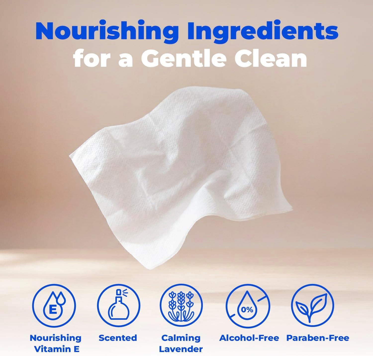 8" X 9" Large Dog Wipes - Cleaning and Deodorizing for Paws and Coat - Gentle Formula with Lavender Vitamin E for Puppies and Cats - 100 Count