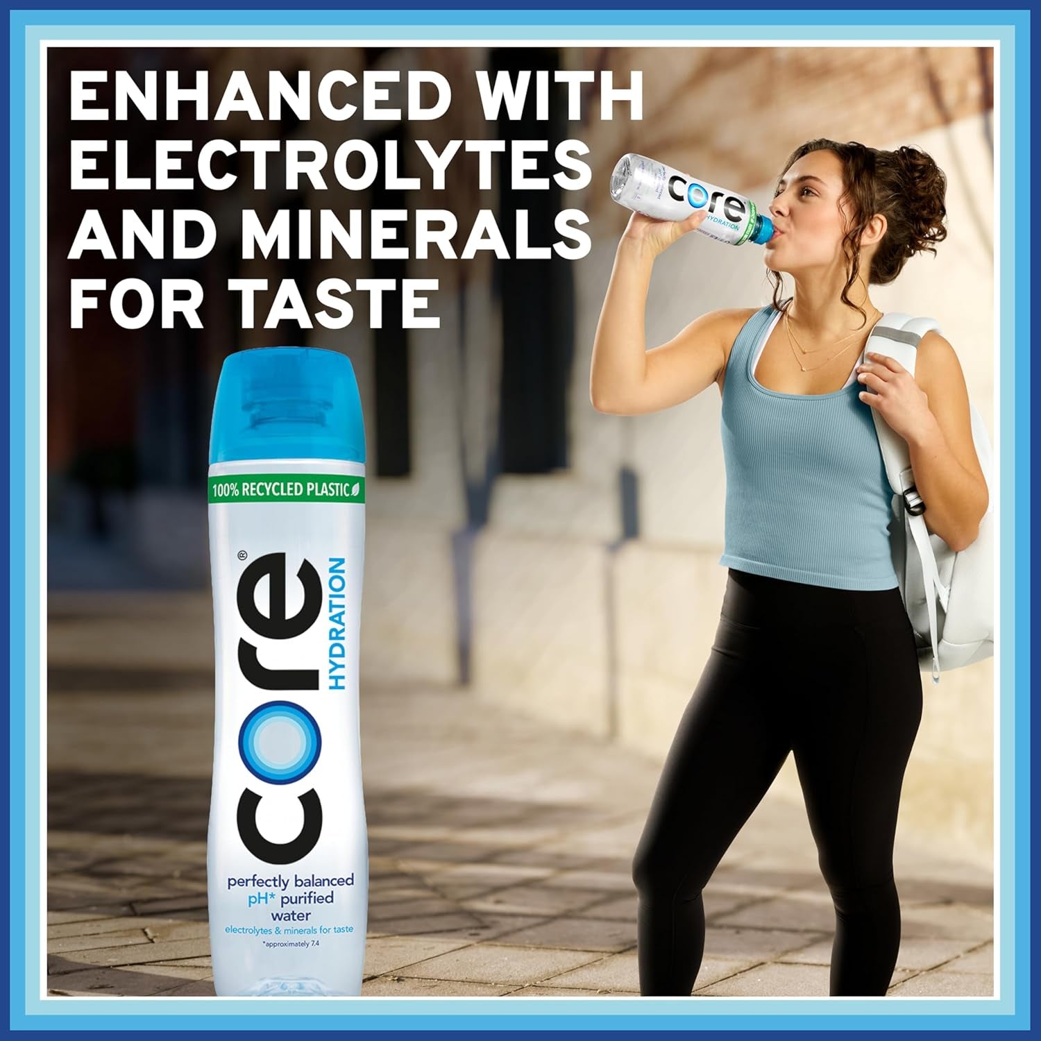Hydration Nutrient Enhanced Water, 16.9 Fluid Ounce (.5 Liter) Water Bottles, 6 Pack