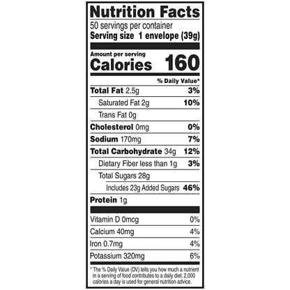 Milk Chocolate Flavor Hot Cocoa Mix, 1.38 Oz. 50-Count