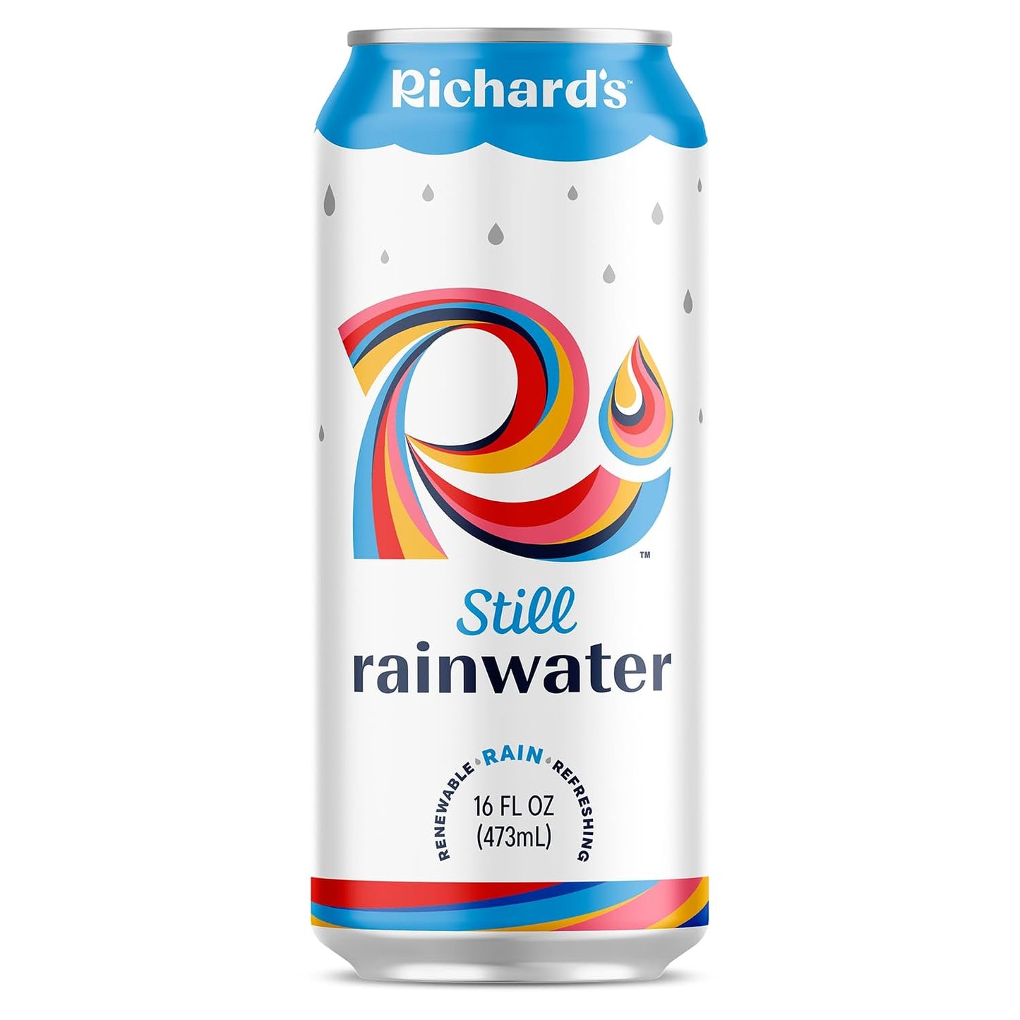 Still Canned Water, 100% Rain, Naturally Purified Drinking Water (16 Fl Oz Aluminum Can, Single)