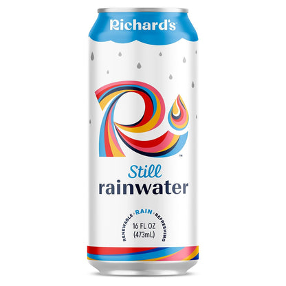 Still Canned Water, 100% Rain, Naturally Purified Drinking Water (16 Fl Oz Aluminum Can, Single)
