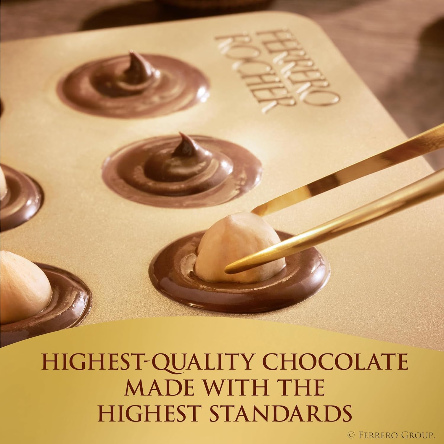 Ferrero Collection Gourmet Gift Box, 12 Assorted Confections with Hazelnut, Dark Chocolate and Coconut, 4.6 Oz